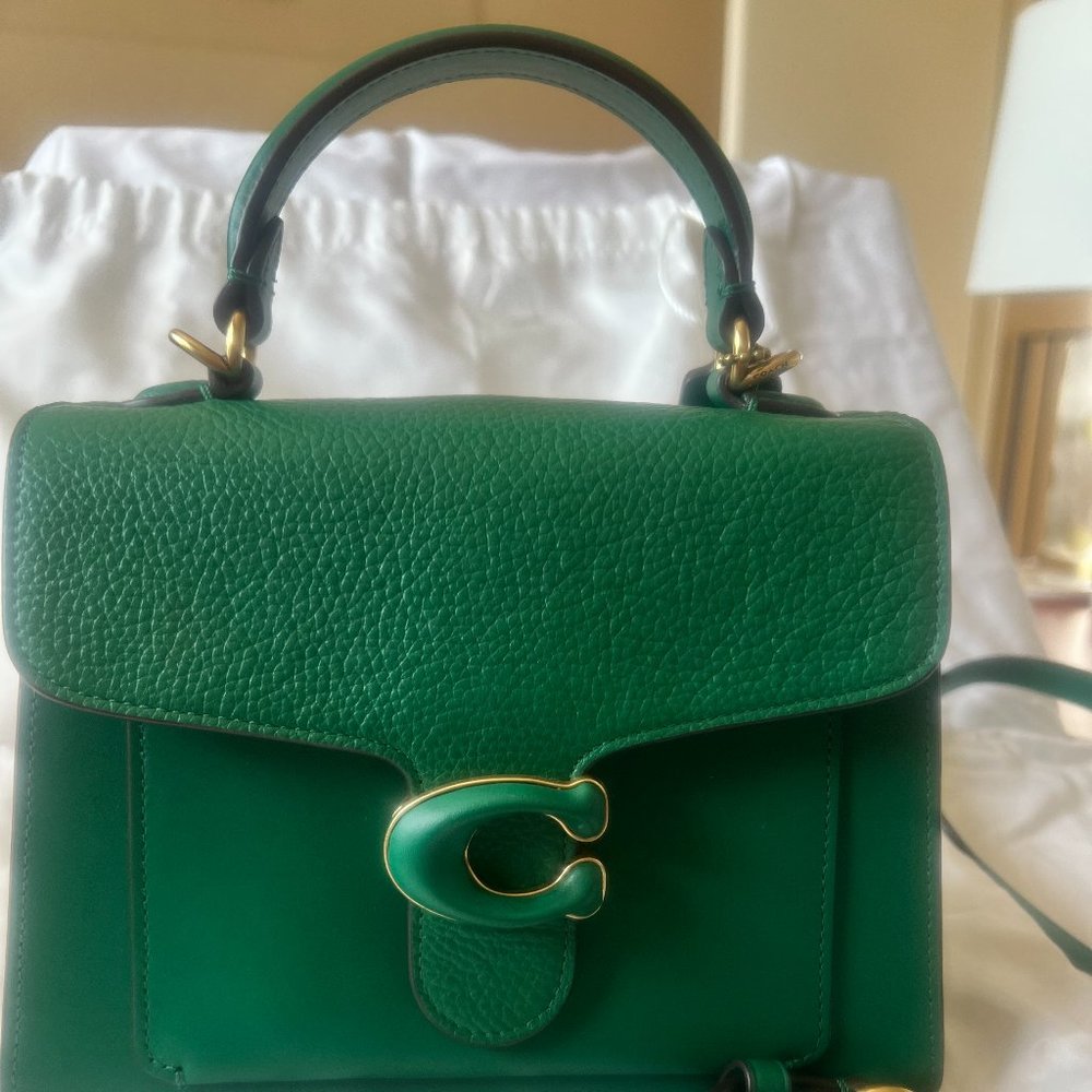 Coach Tabby Top Handle in Green